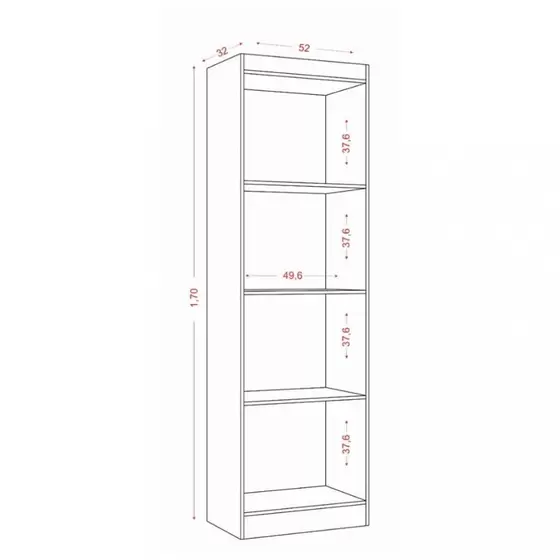 Armário Multiuso 2 Portas New EBANO 2